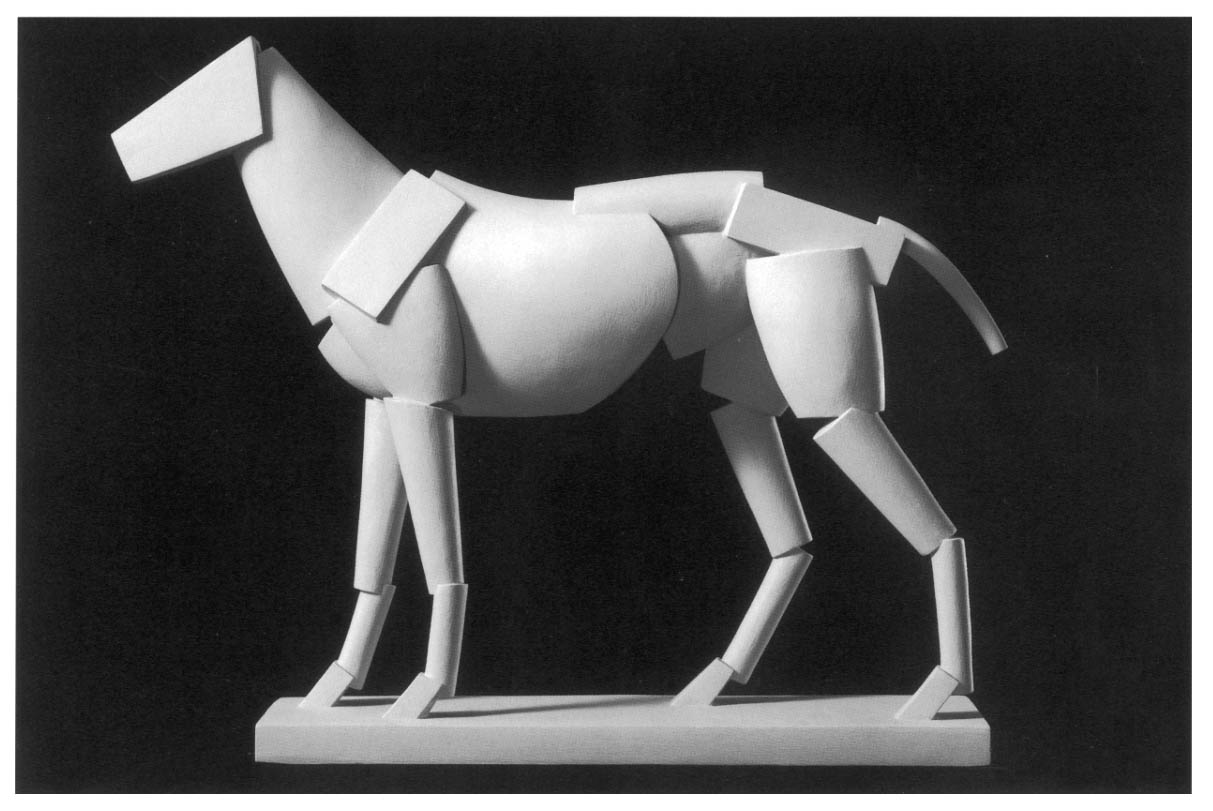 Goldfinger — the horse resolved into simple masses.