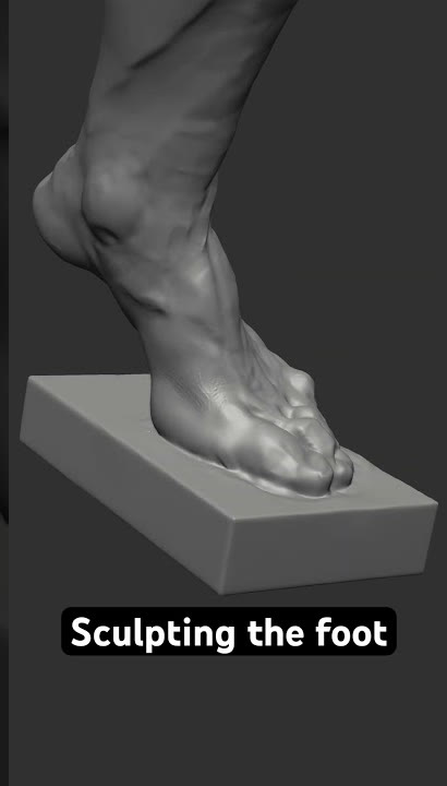 Sculpting The Foot, Block-in to Finish