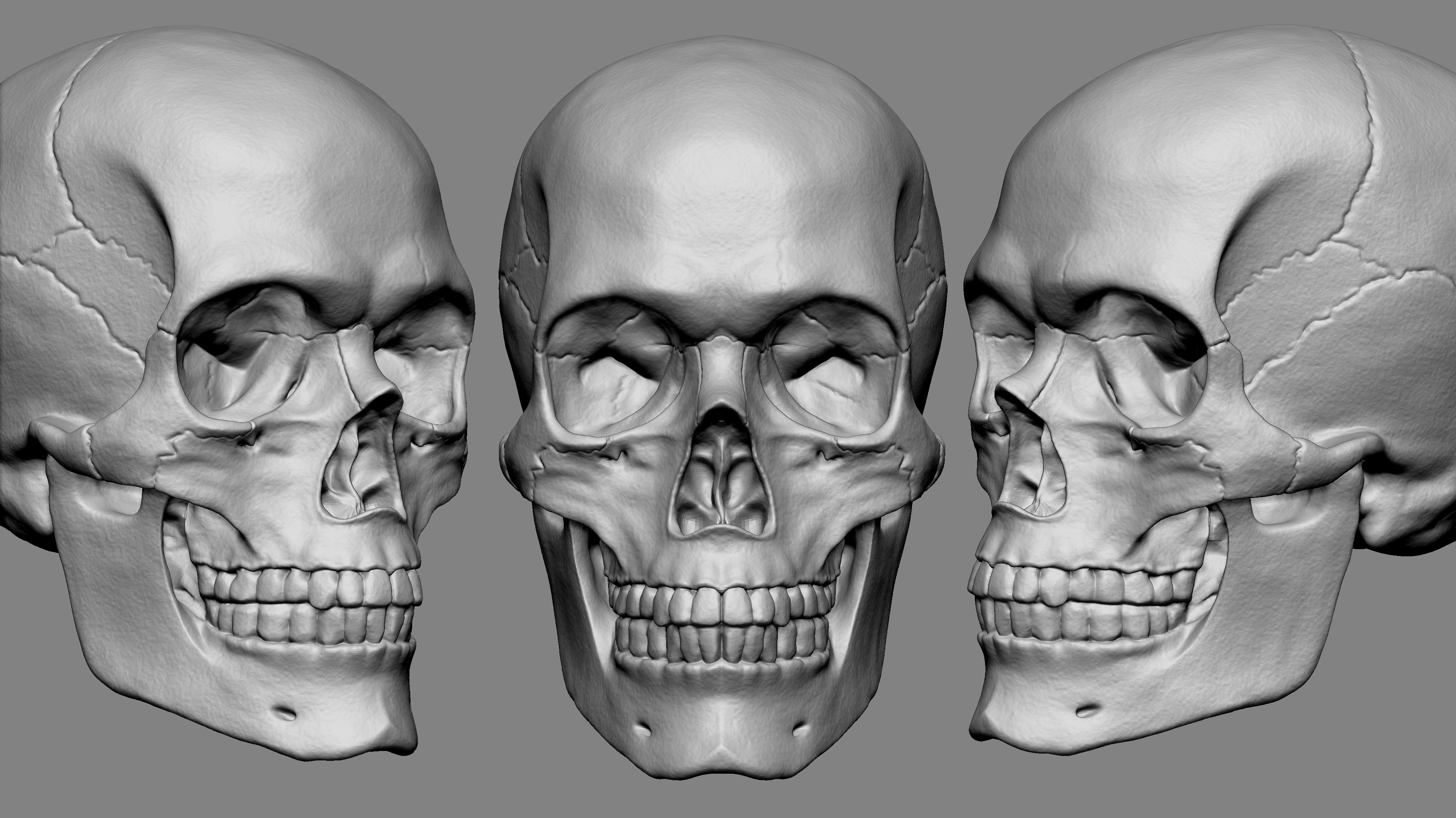Student sculpt — standing male figure